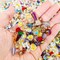 Half Pound Assorted Glass Beads for Jewelry Making (Variaty of Colors)